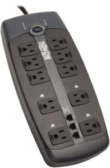 Tripp-Lite - 10 Outlets, 120 VAC15 Amps, 8' Cord, Power Outlet Strip - Floor, Keyhole Mount, 5-15 NEMA Configuration, 1.8" Strip - Makers Industrial Supply