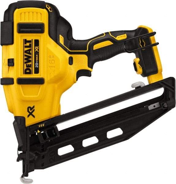 DeWALT - Cordless Cordless Brushless Finish Nailer - 16 Gauge Nail Diam, 1-1/4 to 2-1/2" Long Nail, Lithium-Ion Batteries Not Included - Makers Industrial Supply