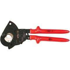 Wiha - 13.9" OAL, 10-20 AWG Capacity, Cable Cutter - Makers Industrial Supply