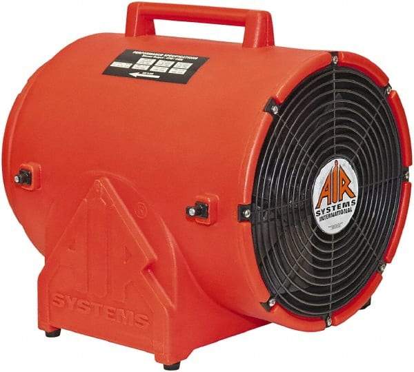 AIR Systems - 12" Inlet, Electric AC Ventilation Fan - 1 hp, 1,866 CFM (Free Air), 115 Max Voltage Rating - Makers Industrial Supply