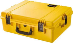 Pelican Products, Inc. - 19-45/64" Wide x 8-39/64" High, Clamshell Hard Case - Yellow, HPX High Performance Resin - Makers Industrial Supply