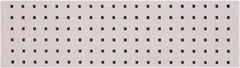 Triton - 31-1/2" Wide x 9" High Peg Board Strip - 1 Panel, Steel with Epoxy Coating, White - Makers Industrial Supply