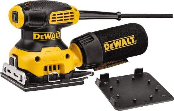 DeWALT - 14,000 OPM, Electric Orbital Sander - Square, Oscillating Sander, 2.3 Amps - Makers Industrial Supply