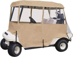 Classic Accessories - Polyester Golf Cart Protective Cover - 66 x 53", Sand - Makers Industrial Supply