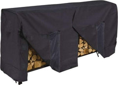 Classic Accessories - Polyester Log Rack Protective Cover - 96 x 24 x 42", Black - Makers Industrial Supply