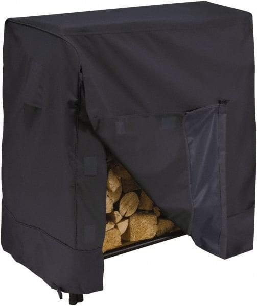 Classic Accessories - Polyester Log Rack Protective Cover - 48 x 24 x 42", Black - Makers Industrial Supply