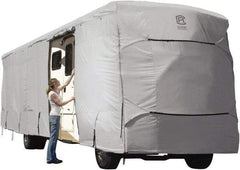 Classic Accessories - Polyester RV Protective Cover - 37 to 40' Long x 140" High, Gray - Makers Industrial Supply