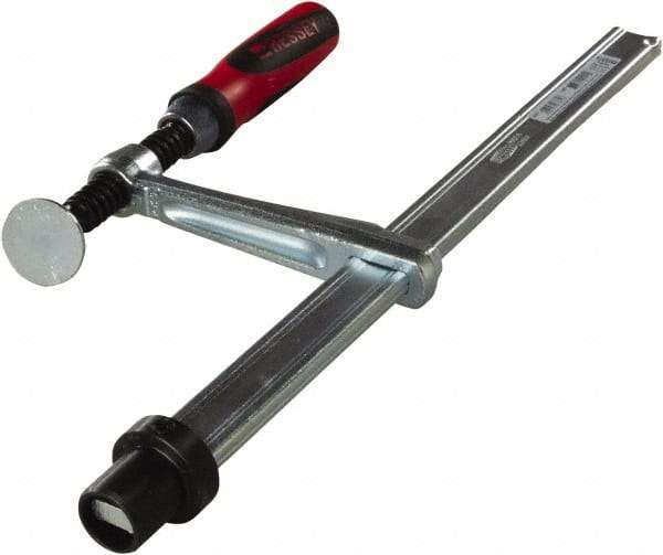 Bessey - 6" Throat Depth, 8" Max Capacity, Standard Sliding Arm Clamp - 650 Lb Clamping Pressure, 5/8" Spindle Diam - Makers Industrial Supply