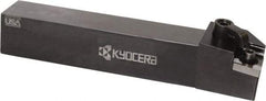 Kyocera - MCLN, Left Hand Cut, 95° Lead Angle, 3/4" Shank Height x 3/4" Shank Width, Negative Rake Indexable Turning Toolholder - 4-1/2" OAL, CN.. 43.. Insert Compatibility, Series MCLN - Makers Industrial Supply