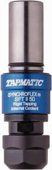 Tapmatic - 63/64" Straight Shank Diam Rigid Tapping Adapter - #8 to 1/2" Tap Capacity, 2.7165" Projection, Through Coolant - Exact Industrial Supply