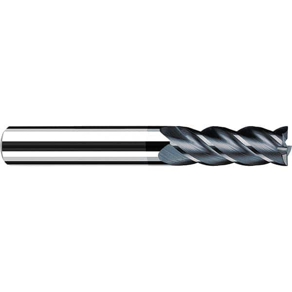 Fraisa - 3/8, 1" LOC, 3/8" Shank Diam, 2-3/4" OAL, 4 Flute Solid Carbide Square End Mill - Makers Industrial Supply