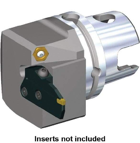 Kennametal - Beyond Evolution Blade Insert, 38mm Head Length, Modular Grooving Blade Holder Head - Left Hand Cut, System Size KM50TS, Through Coolant, Series Beyond Evolution - Makers Industrial Supply