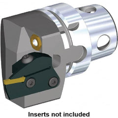 Kennametal - A3 & A4 Modular Blade Insert, 68.5mm Head Length, Modular Grooving Blade Holder Head - Right Hand Cut, System Size KM4X63, Through Coolant, Series KGMS - Makers Industrial Supply