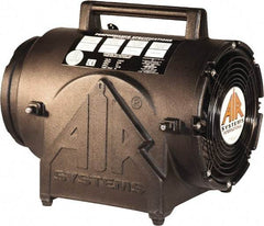 AIR Systems - 8" Inlet, Electric AC Contractor Grade Axial Fan - 0.33 hp, 823 CFM (Free Air), Explosion Proof, 220 Max Voltage Rating - Makers Industrial Supply