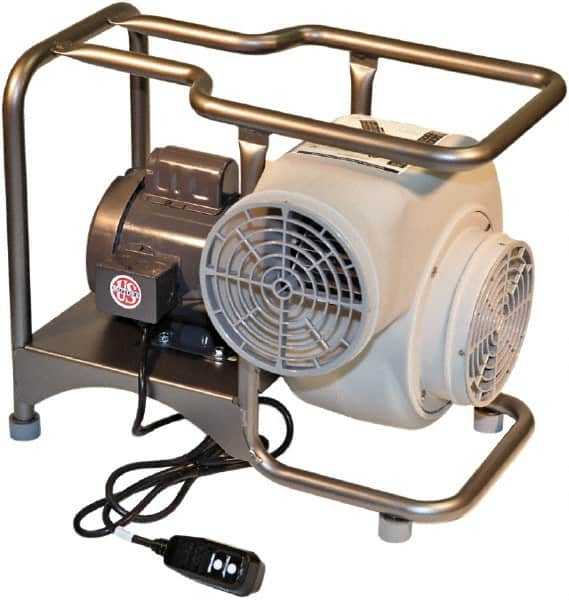 AIR Systems - 8" Inlet, Electric AC Centrifugal Blower - 0.75 hp, 1,308 CFM (Free Air), 220 Max Voltage Rating - Makers Industrial Supply