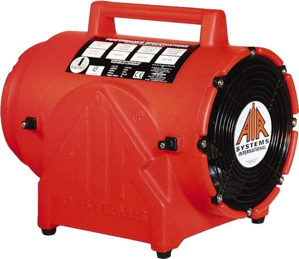 AIR Systems - 8" Inlet, Electric AC Contractor Grade Axial Fan - 0.33 hp, 826 CFM (Free Air), 220 Max Voltage Rating - Makers Industrial Supply