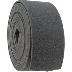 Brite Star - 30' Long x 6" Wide Nonwoven Roll - Very Fine Grade, Gray, Silicon Carbide - Makers Industrial Supply