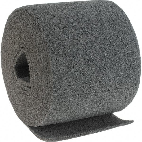 Brite Star - 20' Long x 8" Wide Nonwoven Roll - Very Fine Grade, Gray, Silicon Carbide - Makers Industrial Supply