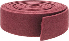 Brite Star - 30' Long x 4" Wide Nonwoven Roll - Very Fine Grade, Purple, Aluminum Oxide - Makers Industrial Supply