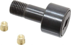 Accurate Bushing - 3/4" Roller Diam x 1/2" Width, 3/8" Stud Diam x 7/8" Length, Stud Cam Follower - Steel, 3/8" Thread Length, 3/8-24 Thread, 1-3/8" OAL, 2,140 Lb Dynamic Cap, 2,260 Lb Static Cap - Makers Industrial Supply