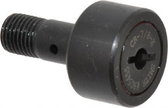 Accurate Bushing - 7/8" Roller Diam x 1/2" Width, 3/8" Stud Diam x 7/8" Length, Stud Cam Follower - Steel, 3/8" Thread Length, 3/8-24 Thread, 1-3/8" OAL, 2,140 Lb Dynamic Cap, 2,260 Lb Static Cap - Makers Industrial Supply