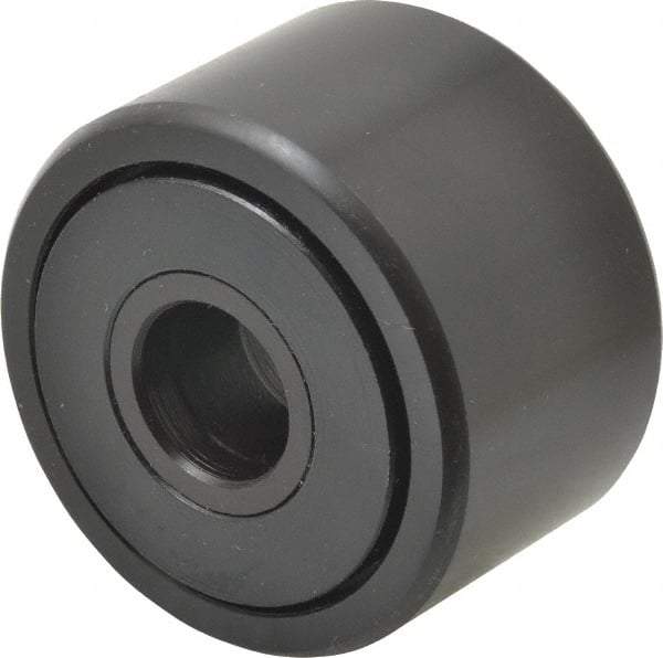 Accurate Bushing - 5/8" Bore, 2" Roller Diam x 1-1/4" Roller Width, Steel Yoke Cam Follower - 10,370 Lb Dynamic Load Capacity, 1-5/16" Overall Width - Makers Industrial Supply