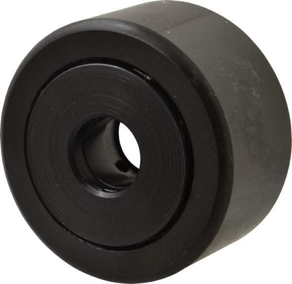 Accurate Bushing - 5/8" Bore, 2-1/4" Roller Diam x 1-1/4" Roller Width, Steel Yoke Cam Follower - 10,370 Lb Dynamic Load Capacity, 1-5/16" Overall Width - Makers Industrial Supply