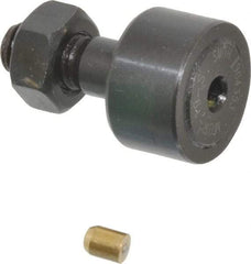 Accurate Bushing - 19mm Roller Diam x 11mm Width, 8mm Stud Diam x 20mm Length, Sealed Stud Cam Follower - Steel, 10mm Thread Length, M8x1.25 Thread, 32mm OAL, 4,250 N Dynamic Cap, 4,600 N Static Cap - Makers Industrial Supply