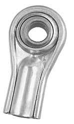 Alinabal - 3/16" ID, Female Spherical Rod End - 10-32 LH, Carbon Steel with Steel Raceway - Makers Industrial Supply