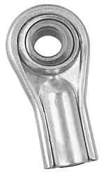 Alinabal - 3/8" ID, Female Spherical Rod End - 3/8-24 LH, Carbon Steel with Nylon Raceway - Makers Industrial Supply