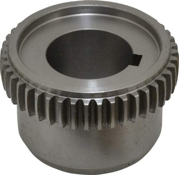 Lovejoy - 1-3/8" Inside x 3-3/4" Outside Diam, Rigid Coupling Hub - 5/16" Keyway Width x 5/32" Keyway Depth - Makers Industrial Supply