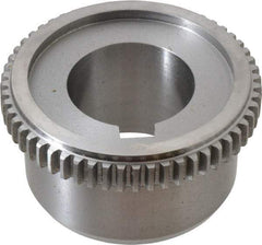 Lovejoy - 1-7/8" Inside x 4-3/4" Outside Diam, Rigid Coupling Hub - 1/2" Keyway Width x 1/4" Keyway Depth - Makers Industrial Supply