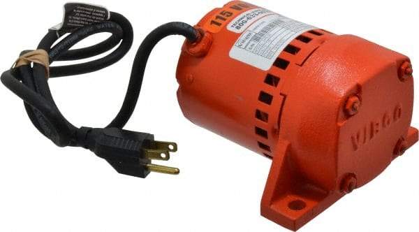 Vibco - 1 Phase, 0.5 Amp, 115 Volt, 5" Long, Electric Vibrators - 0 to 20 Lbs. Force, 45 Decibels - Makers Industrial Supply