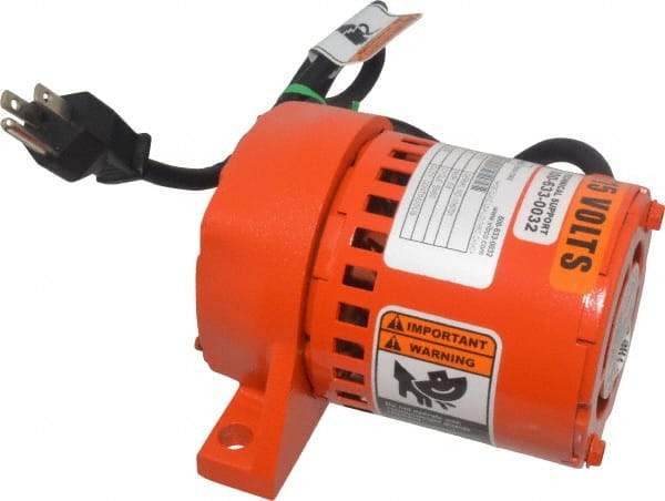 Vibco - 1 Phase, 0.8 Amp, 115 Volt, 5" Long, Electric Vibrators - 0 to 20 Lbs. Force, 48 Decibels - Makers Industrial Supply