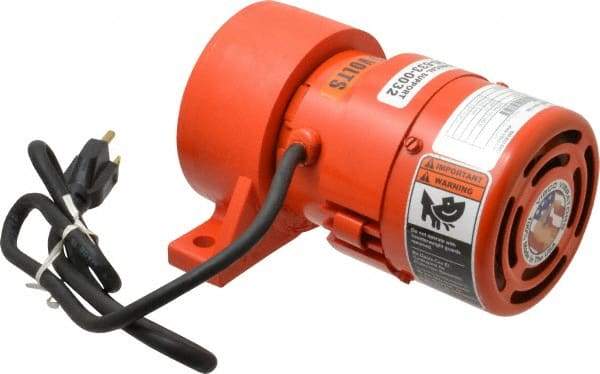 Vibco - 1 Phase, 1.7 Amp, 115 Volt, 7-1/2" Long, Electric Vibrators - 0 to 80 Lbs. Force, 50 Decibels - Makers Industrial Supply