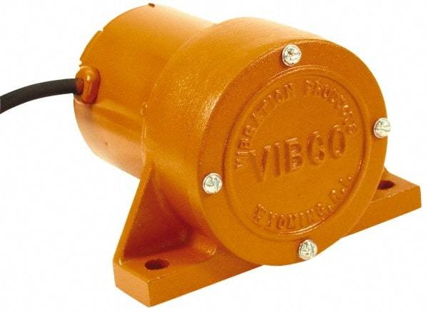 Vibco - 1 Phase, 1.4 Amp, 115 Volt, 5" Long, Electric Vibrators - 0 to 20 Lbs. Force, 45 Decibels - Makers Industrial Supply