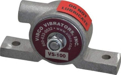 Vibco - 20 Lb. Force, 4 Cubic Feet per Minute, 12,000 RPM, 66 Decibel, Pneumatic Vibrator - 3-7/8" Long x 3/4" Wide x 2" High, 1/8 Port Inlet - Makers Industrial Supply