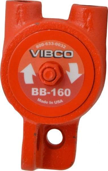 Vibco - 140 Lb. Force, 8 Cubic Feet per Minute, 15,000 RPM, 76 Decibel, Pneumatic Vibrator - 4-1/8" Long x 2" Wide x 2-9/16" High, 1/4 Port Inlet, 1/4 Port Outlet - Makers Industrial Supply