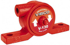 Vibco - 80 Lb. Force, 7-1/2 Cubic Feet per Minute, 19,000 RPM, 72 Decibel, Pneumatic Vibrator - 4-7/8" Long x 15/16" Wide x 2-5/16" High, 1/8 Port Inlet, 1/8 Port Outlet - Makers Industrial Supply