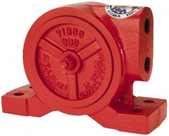 Vibco - 600 Lb. Force, 20 Cubic Feet per Minute, 6,500 RPM, 78 Decibel, Pneumatic Vibrator - 6-5/8" Long x 2-1/8" Wide x 4-7/8" High, 3/8 Port Inlet, 3/8 Port Outlet - Makers Industrial Supply