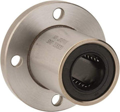 Value Collection - 5/8" ID, Round Flanged Single Linear Bearing - 1-1/8" OD - Makers Industrial Supply