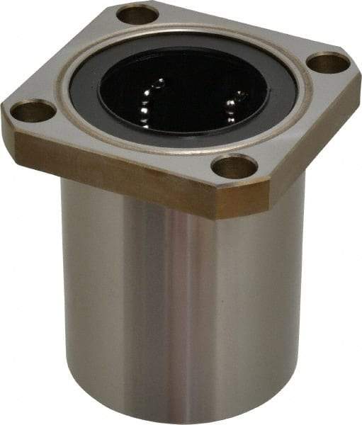 Value Collection - 2" ID, Square Flanged Single Linear Bearing - 3" OD - Makers Industrial Supply