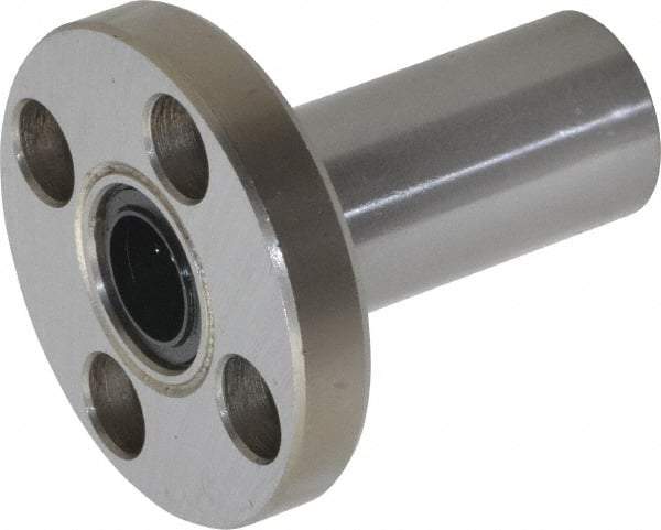 Value Collection - 3/8" ID, Round Flanged Double Linear Bearing - 5/8" OD - Makers Industrial Supply