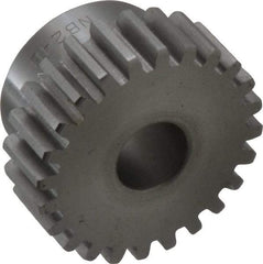 Boston Gear - 16 Pitch, 1-1/2" Pitch Diam, 24 Tooth Spur Gear - 1/2" Face Width, 1/2" Bore Diam, 1.2" Hub Diam, 14.5° Pressure Angle, Steel - Makers Industrial Supply