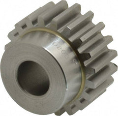 Boston Gear - 12 Pitch, 1.667" Pitch Diam, 20 Tooth Spur Gear - 3/4" Face Width, 5/8" Bore Diam, 1.32" Hub Diam, 14.5° Pressure Angle, Steel - Makers Industrial Supply