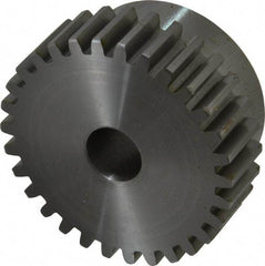 Boston Gear - 12 Pitch, 2-1/2" Pitch Diam, 30 Tooth Spur Gear - 3/4" Face Width, 5/8" Bore Diam, 2.15" Hub Diam, 14.5° Pressure Angle, Steel - Makers Industrial Supply