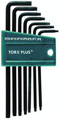 7 Piece - IP6; IP7; IP8; IP9; IP10; IP15; IP20 - TorxPlus L-Key Long Arm Set - Makers Industrial Supply