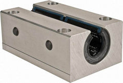 Thomson Industries - 25mm Inside Diam, 13,400 Lbs. Dynamic Capacity, Open Twin Pillow Block Linear Bearing - 51mm Overall Height x 78" Overall Width, 94mm Btw Mount Hole Centers - Makers Industrial Supply