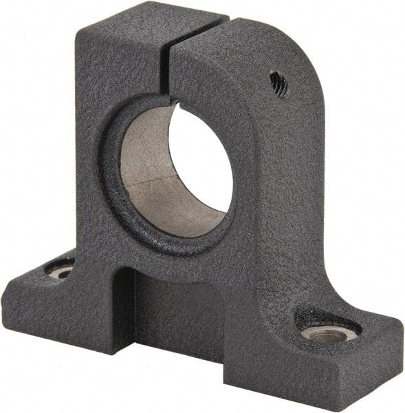 Thomson Industries - 20mm Diam, Malleable Iron Alloy Shaft Support - Plain Shafting - Makers Industrial Supply