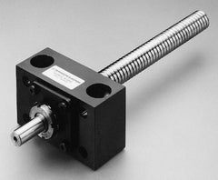 Thomson Industries - 3-1/2" Long, 2-3/4" High, Ballscrew End Block - 3/4" Lead Width, 1-1/2" Flange OD - Makers Industrial Supply